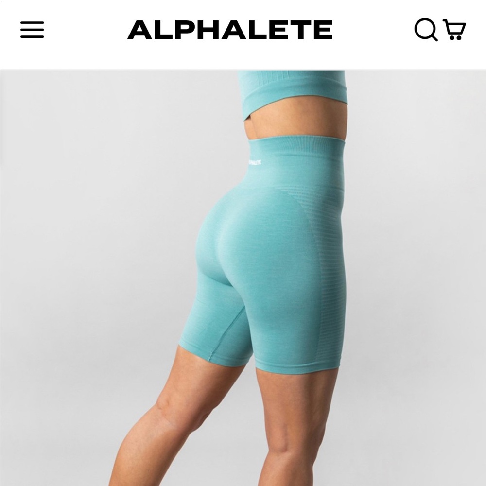 Alphalete biker shorts